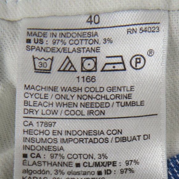 Old Navy* Men's 1.5" Belt Loop Ultimate Slim‎ Flat Front Shorts~ Size 40W - Picture 4 of 10